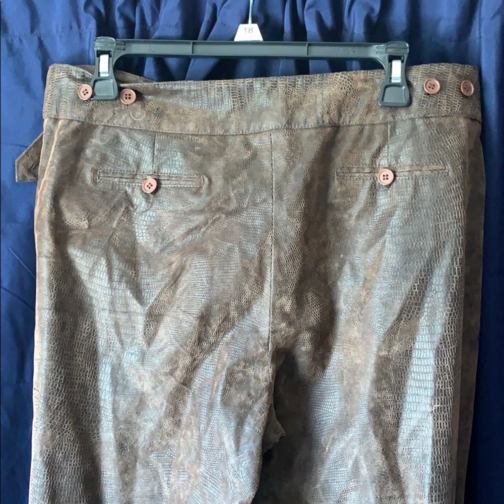 ⭐️SALE⭐️ Brown Leather Pants